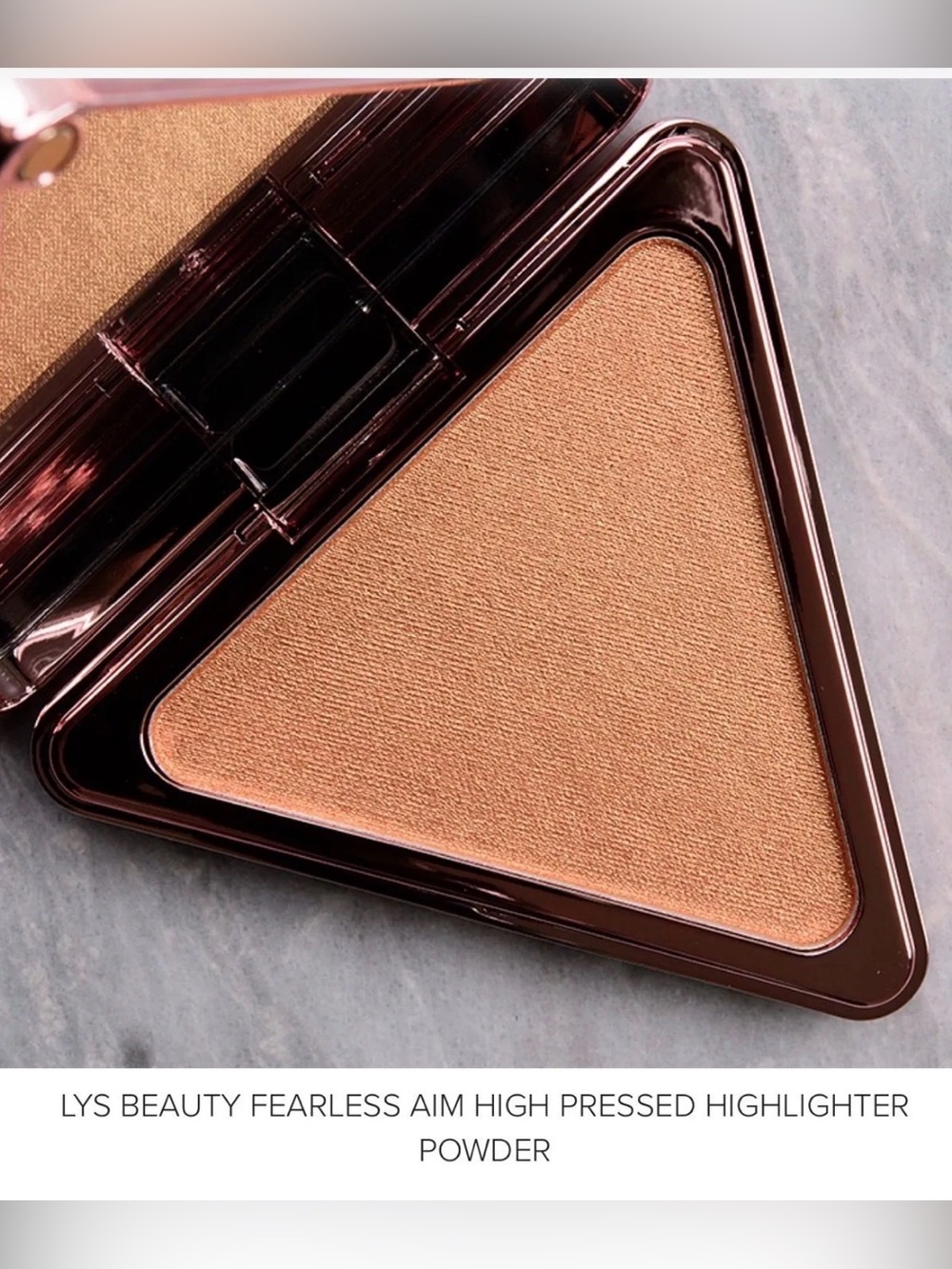LYS Beauty Aim High Pressed Highlighter Powder - Fearless (Bronze)